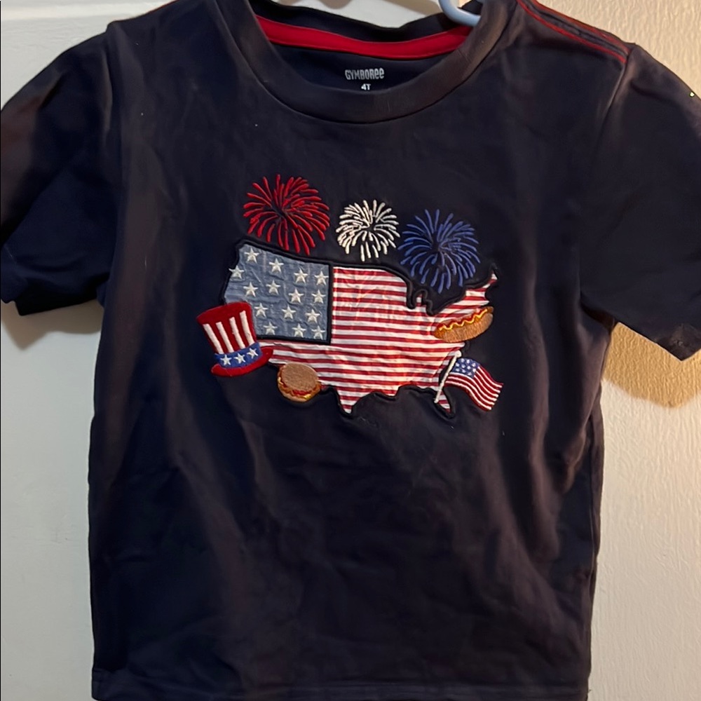 Patriotic Kids T-Shirt - Black